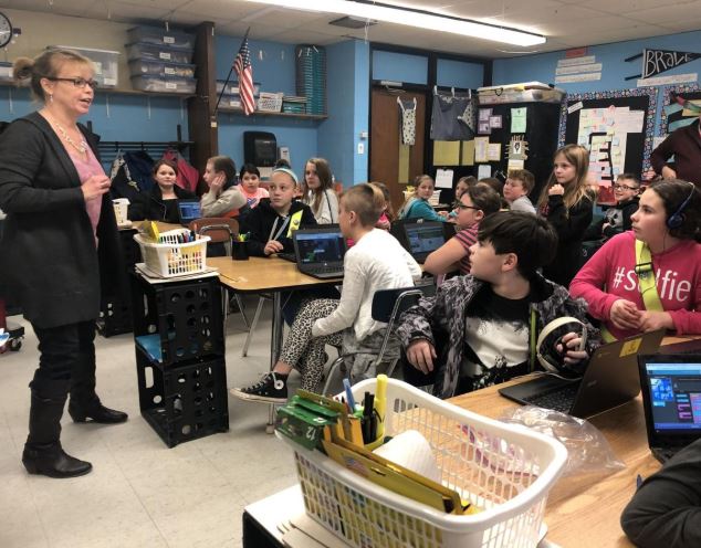 Tiogue Elementary School students learn the basics of coding (Kent County Daily Times)