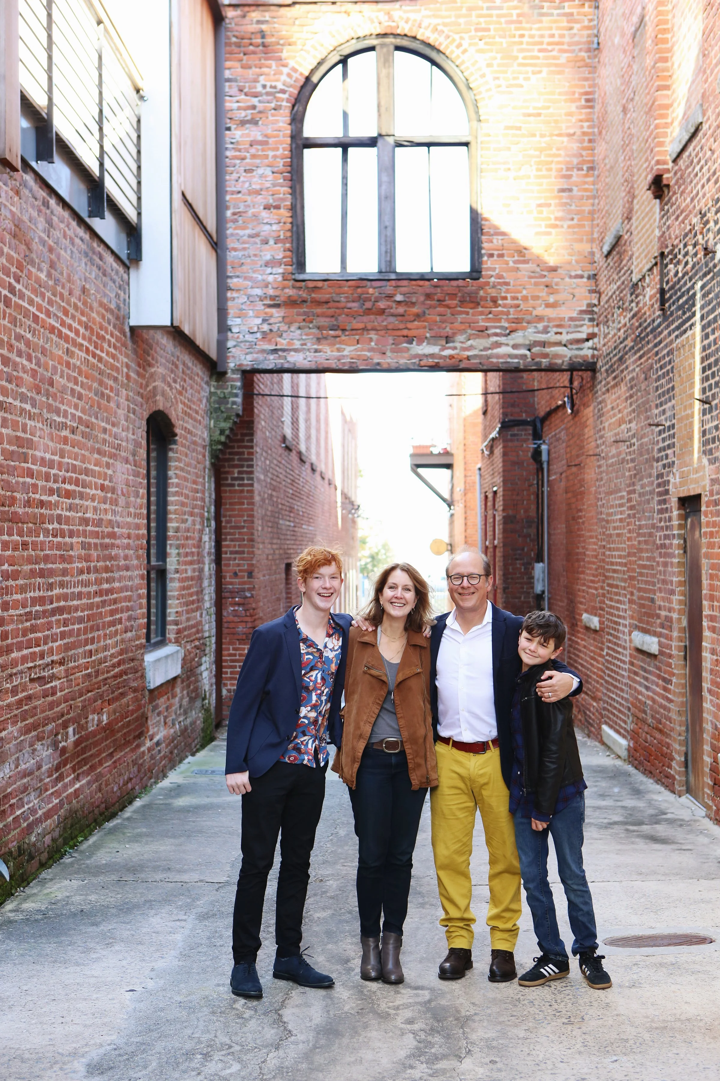 family portrait by Rachel Garrision Photography