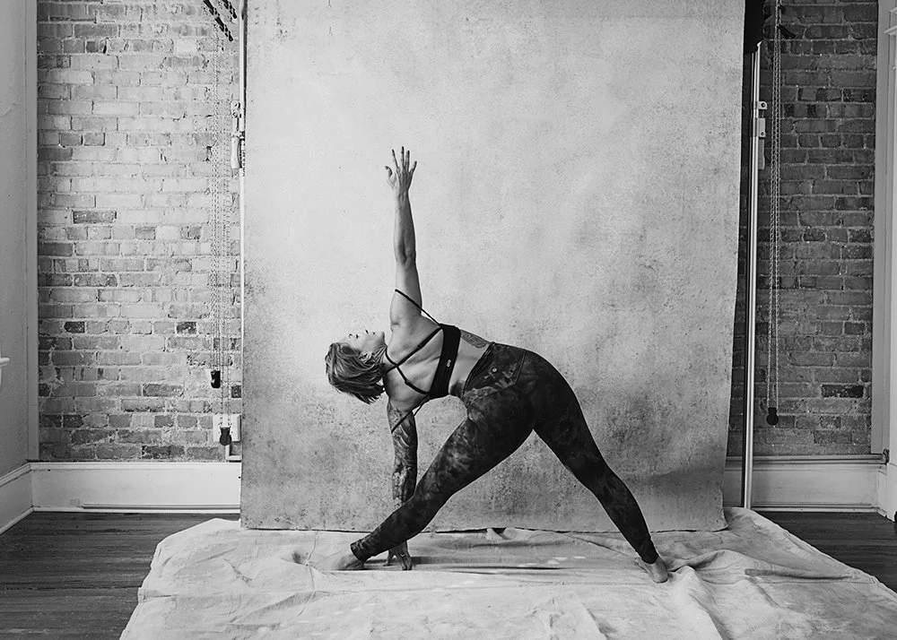 yoga portraits by Rachel Garrison Photography