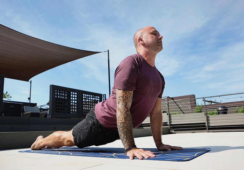 yoga portraits by Rachel Garrison Photography