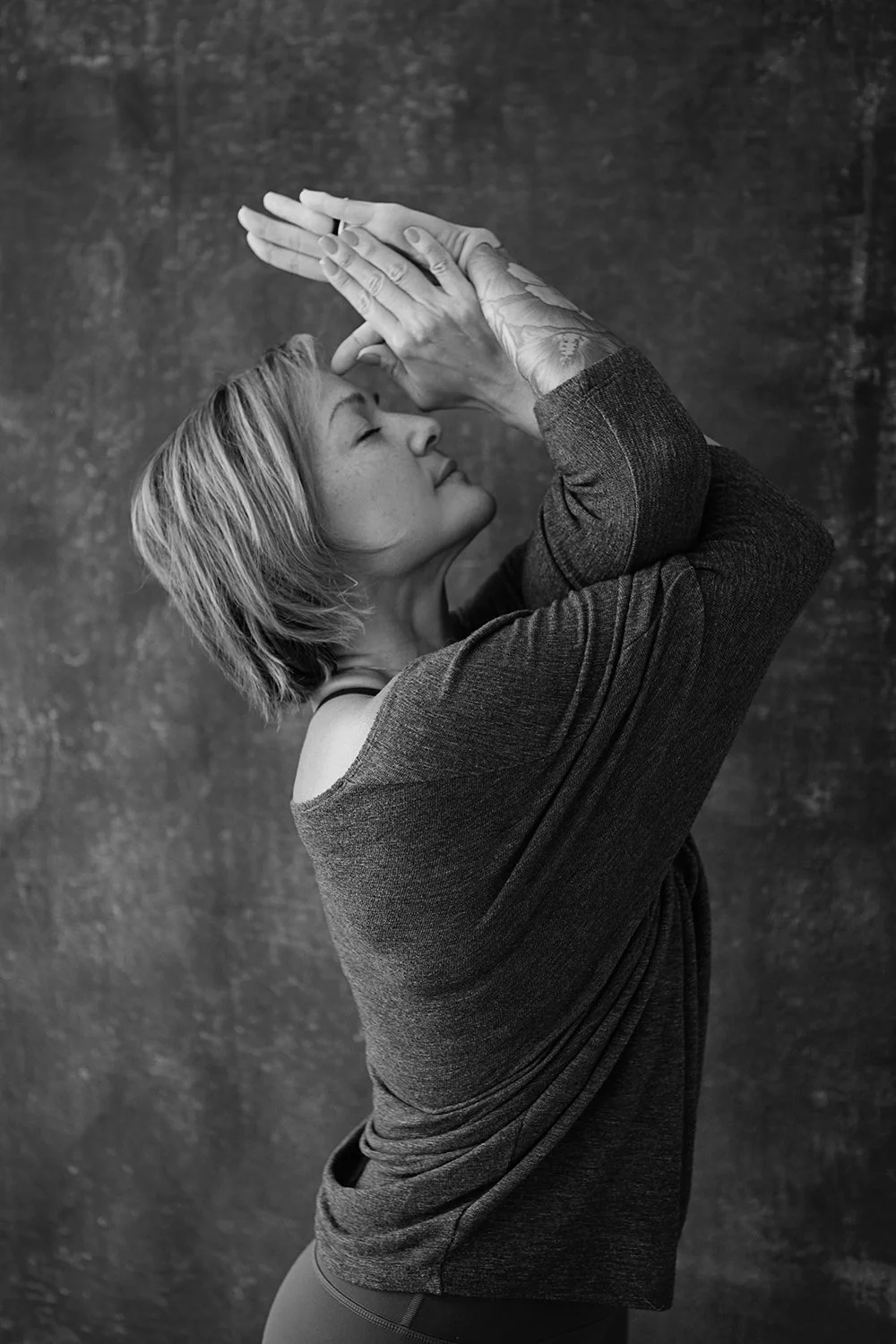 yoga portraits by Rachel Garrison Photography