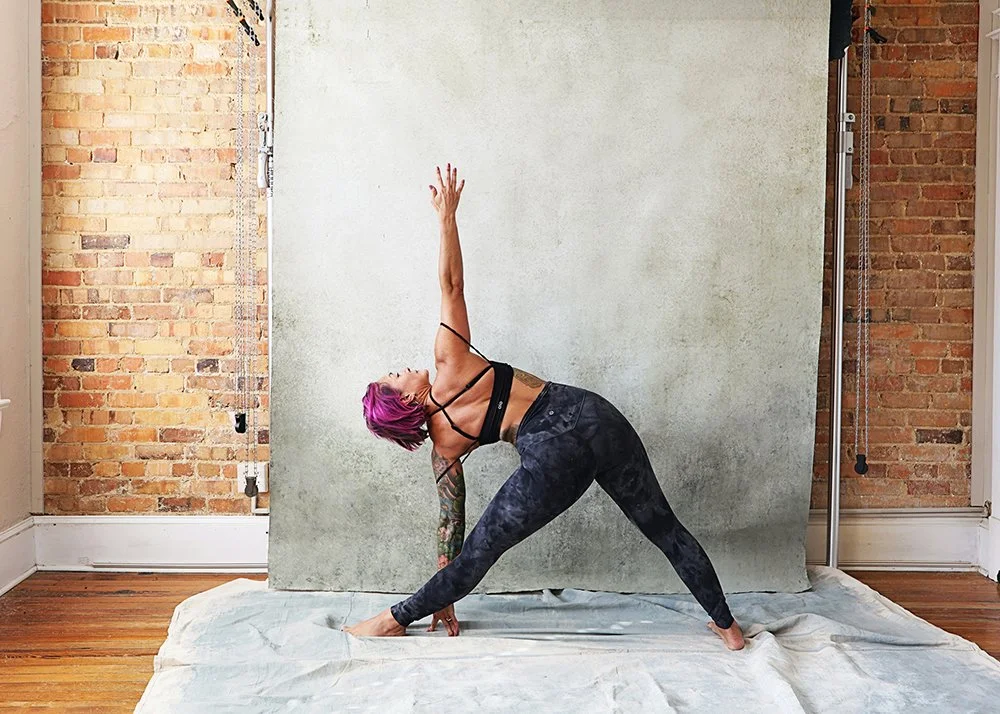 yoga portraits by Rachel Garrison Photography