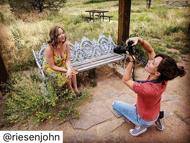 A little sneak peak of a *sweet* headshot session with the amazing @gillianriesen and @riesenjohn 📸🔥
#operasingersofinstagram #santafe #photography #sfoapprentices #dayoff #soprano #repost
.
.
.
.
.
Aaaaaaaand shoot #3 of the day in the books! It's been a busy "day off" for this cute little lady of mine. But man these photos are unreal!