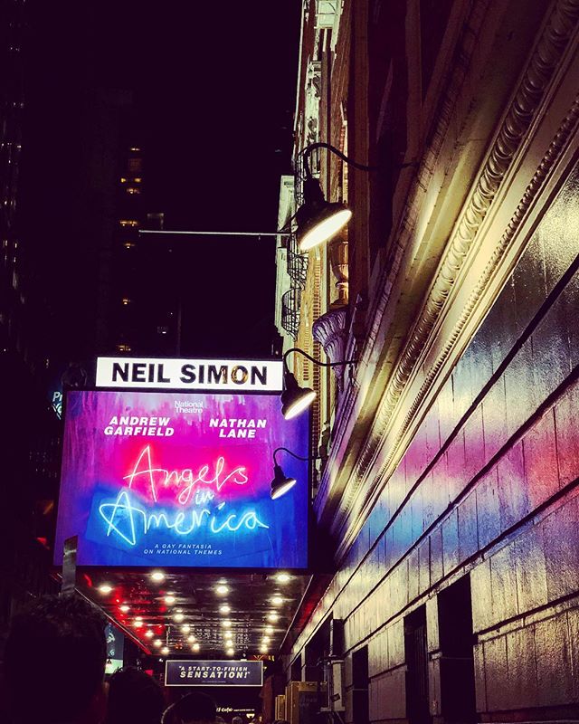 @angelsbway #AngelsinAmerica at the #NeilSimonTheatrr #Perestroika #part2 #broadway #play #revival