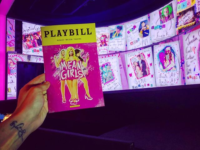 #FRONTROW YOU CAN&rsquo;T SIT WITH US #playbill @meangirlsbway #AugustWilsonTheatre #broadway #musical #MeanGirls