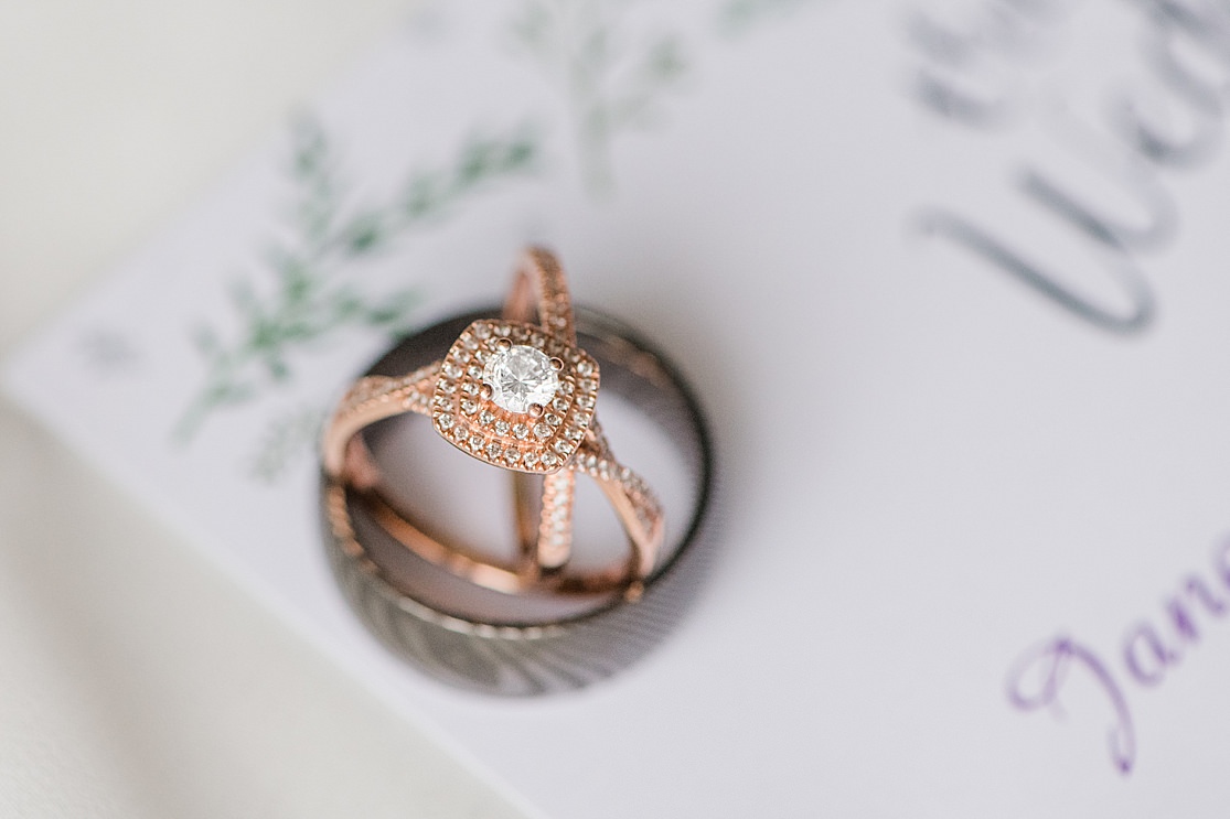 West Midlands Wedding Photographer | Janessa & Cameron's Wedding ring details