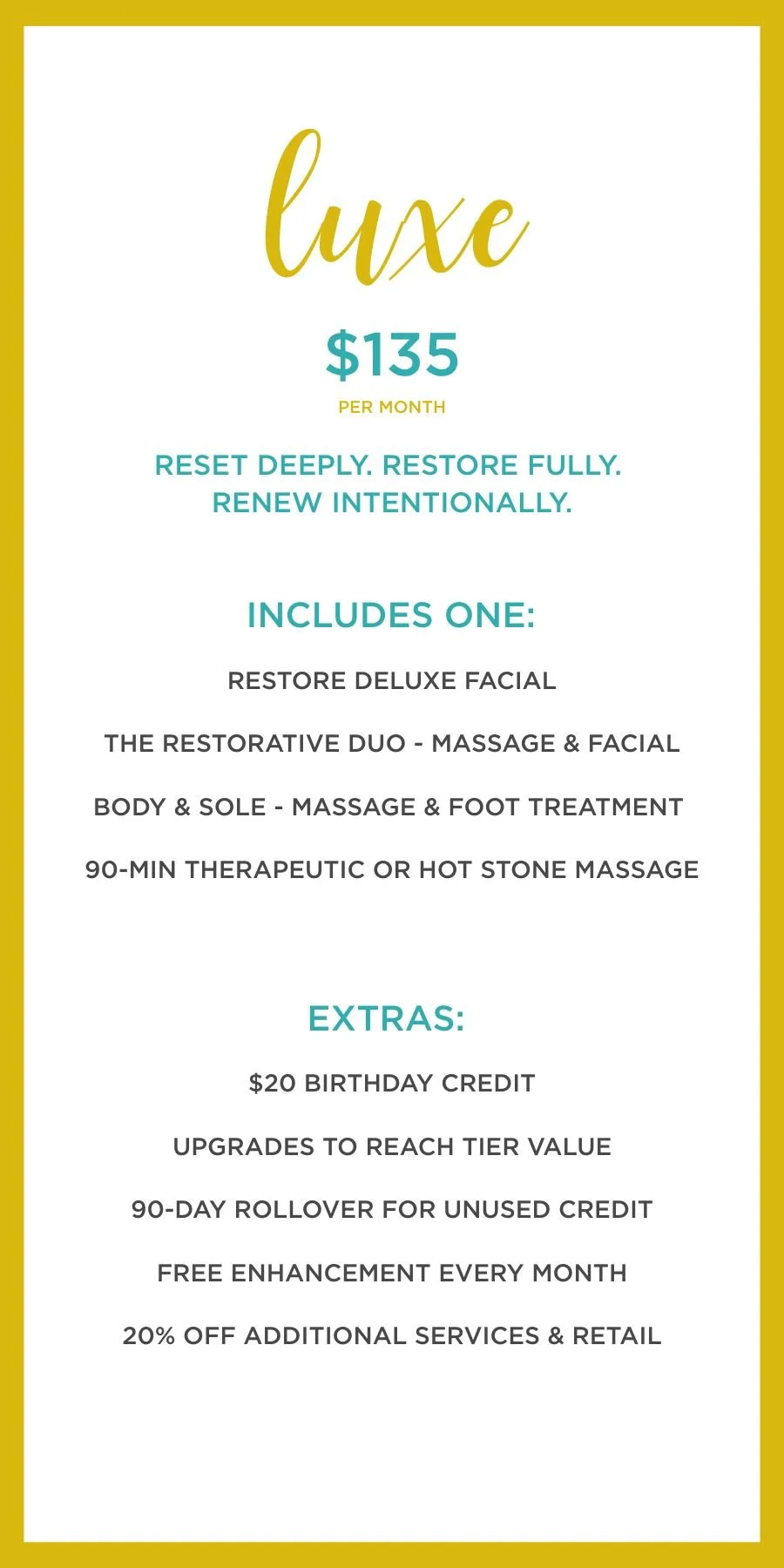 Spa Rewards Program Spa Membership & Loyalty Program — Pure Bliss Skin Therapy & Massage