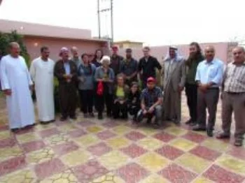 CPT Iraqi Kurdistan Delegation visits Ezidi shrine at Lalish