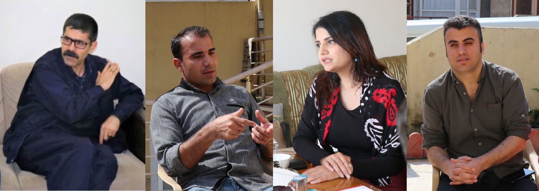 Left to right: Takur Zardashti, Guhdar Zebari, Niyaz Abudulla, Sherwan Sherwani