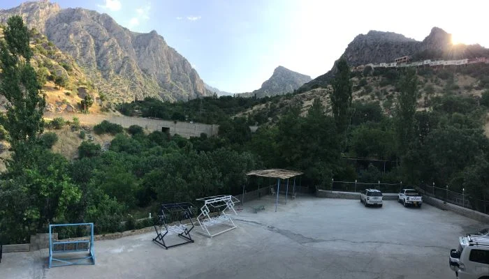 The view of Amedi from Kani Motel.