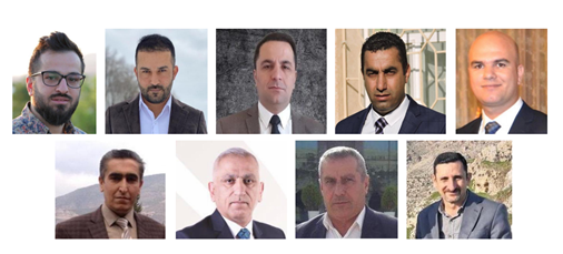 دادگایی ٩ لە چالاکوانەکانی بادینان
