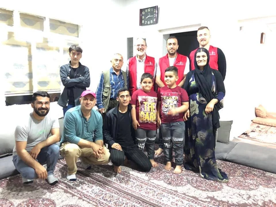 Visiting families of Badinan Prisoners