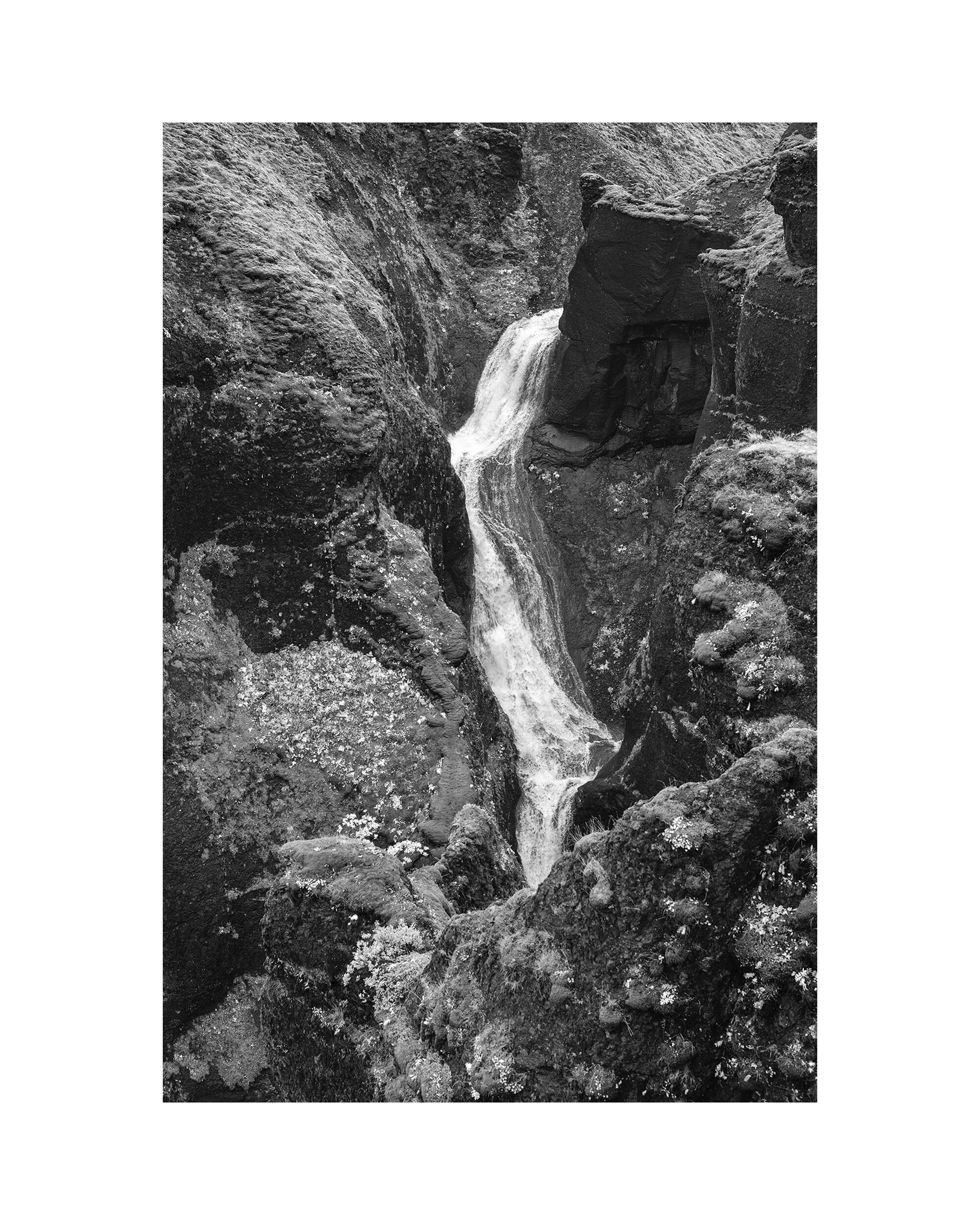   Waterfall (Fjadrargljufur, Iceland) , 2019 