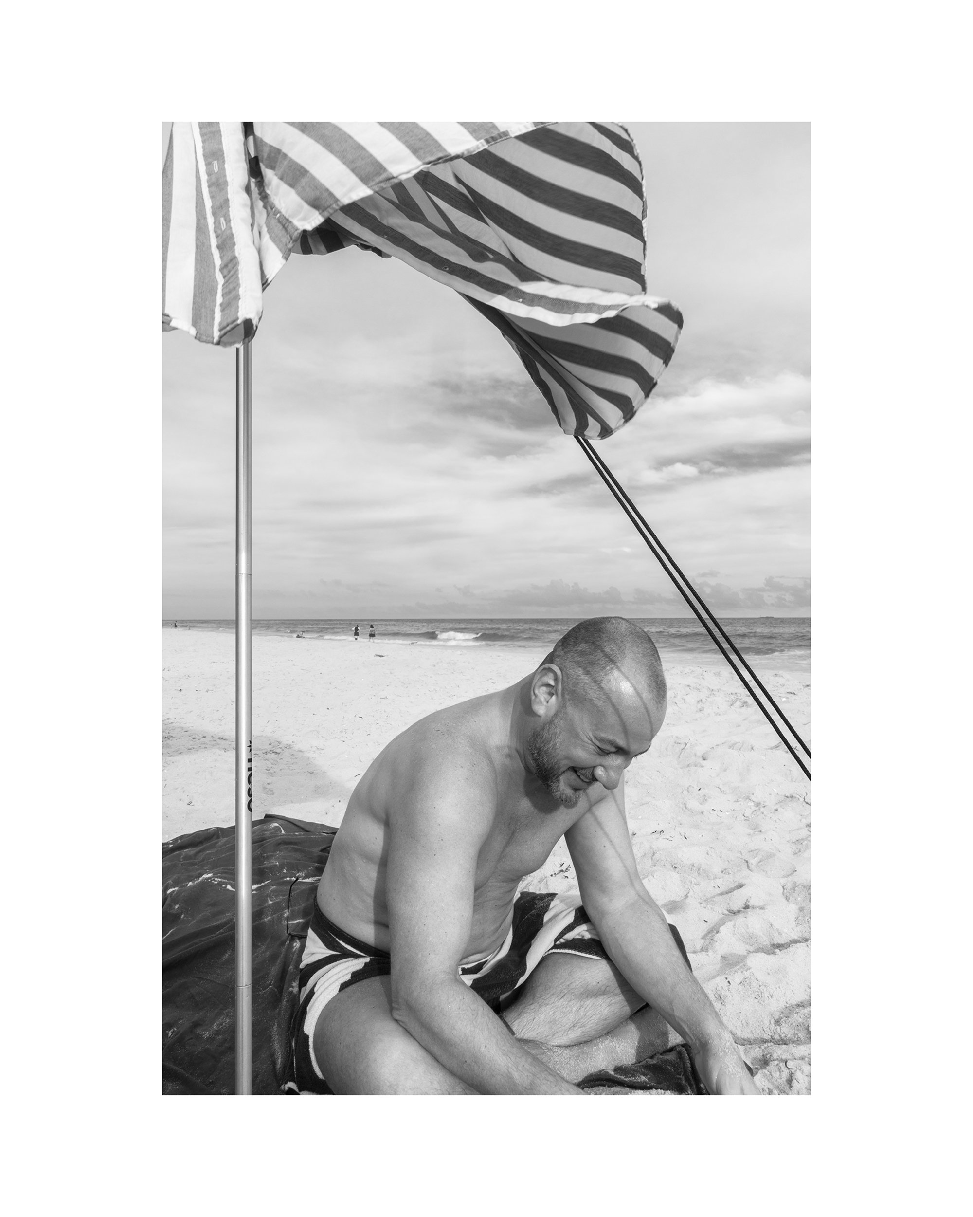   Michael Laughing on the Beach, Cherry Grove, 08.21.22  