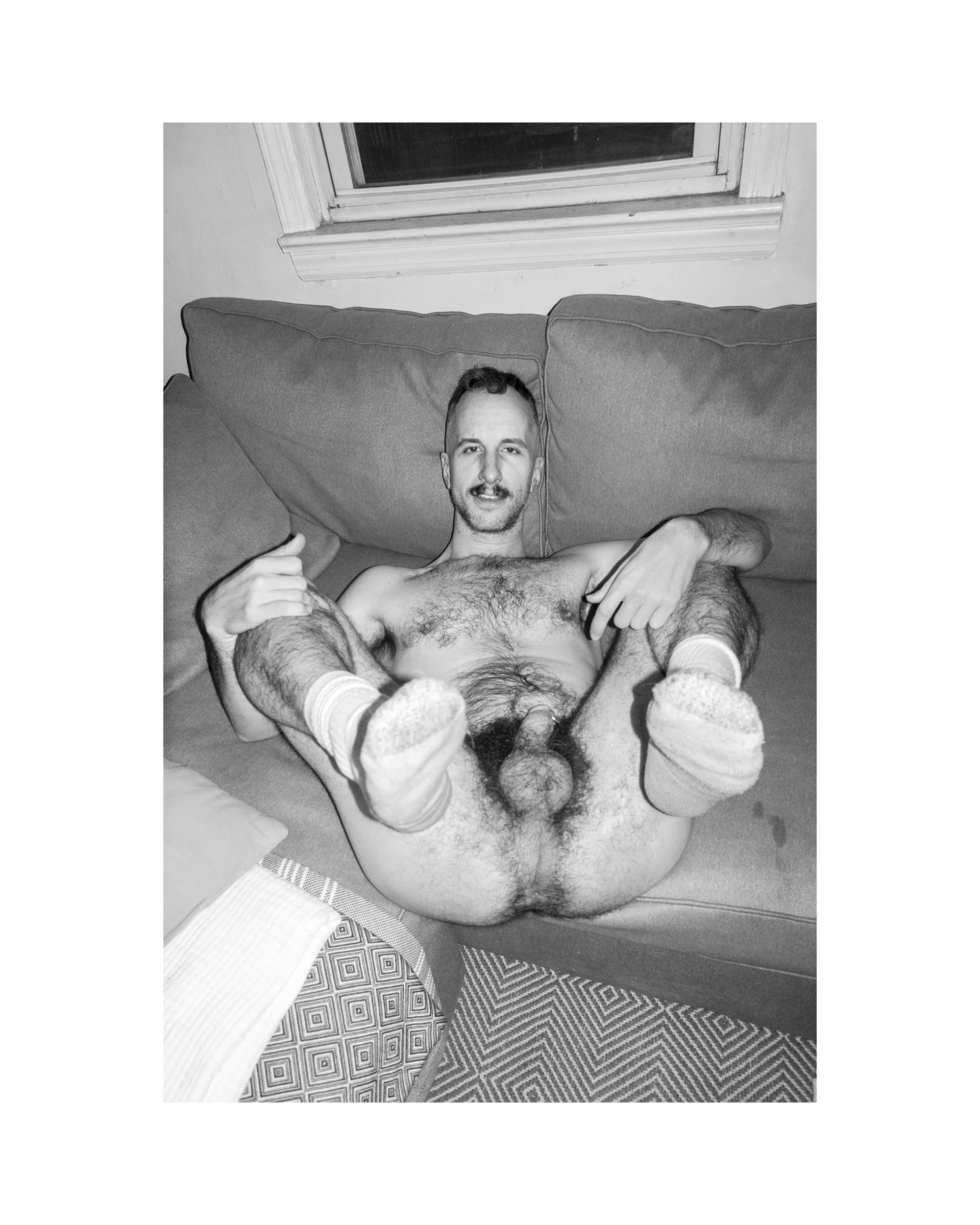  Mikey after sex on my couch, Bushwick, 01.01.24  