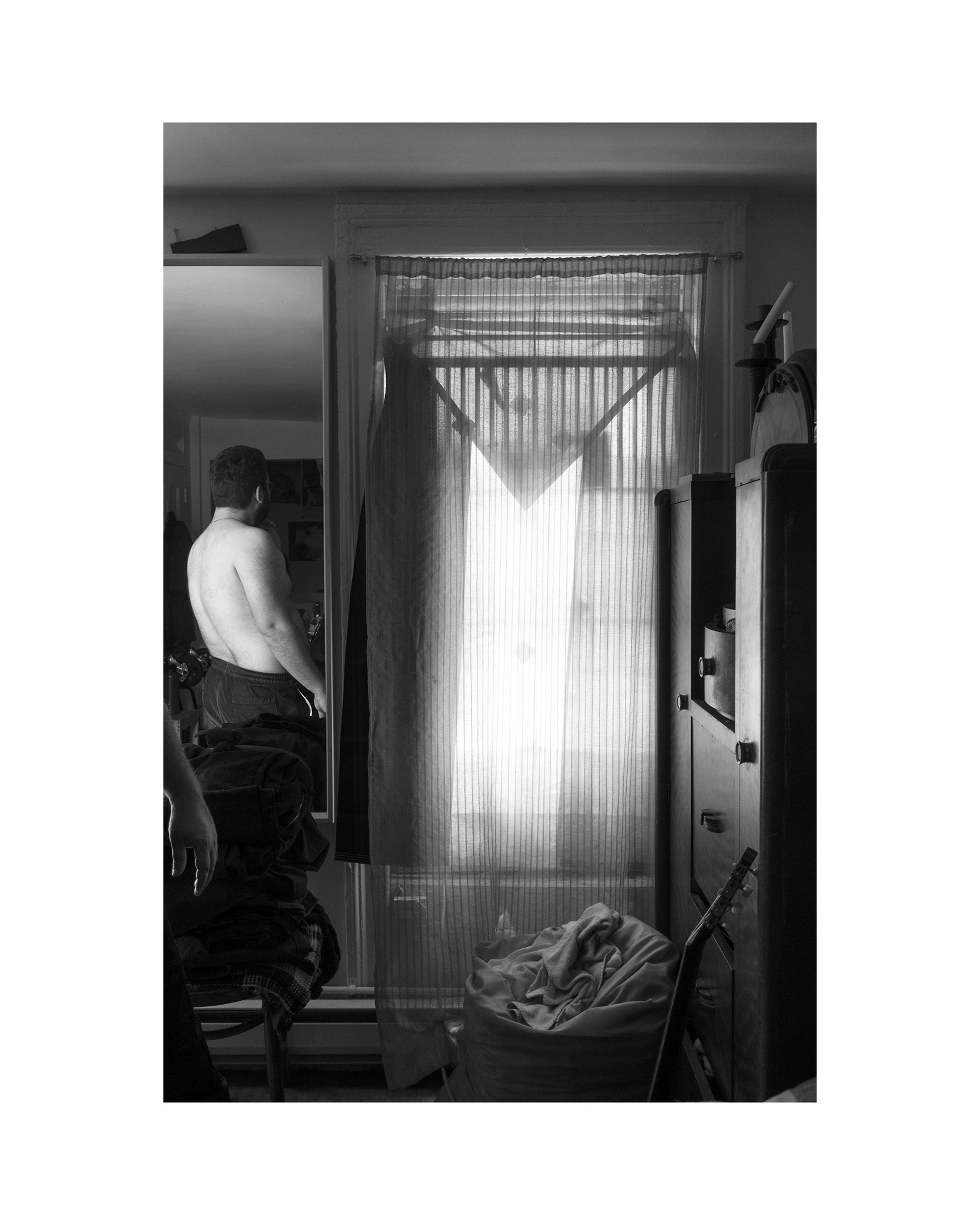   Josh with Palestinian flag, East Village, 05.13.24  