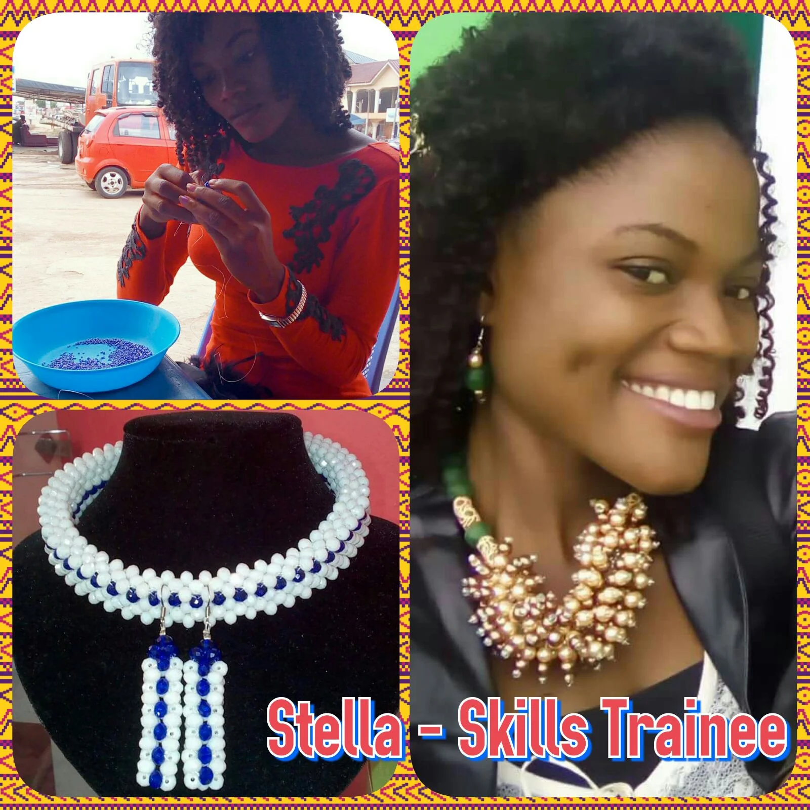 Stella is a Liberian who has been part of the Point Hope family since she was in Junior High School. We are happy to help her help herself--she is very enterprising and talented, we expect that to take her very far in life. 