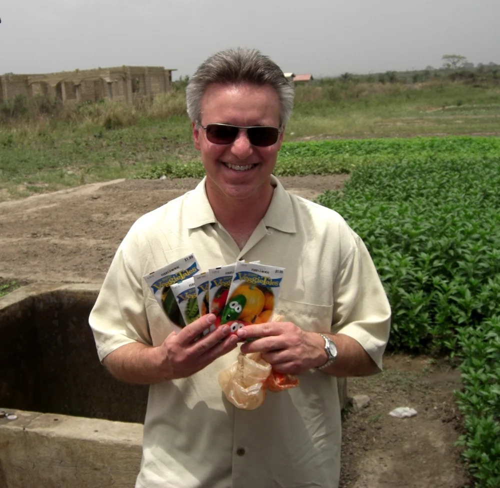 Bringing vegetable seeds to grow