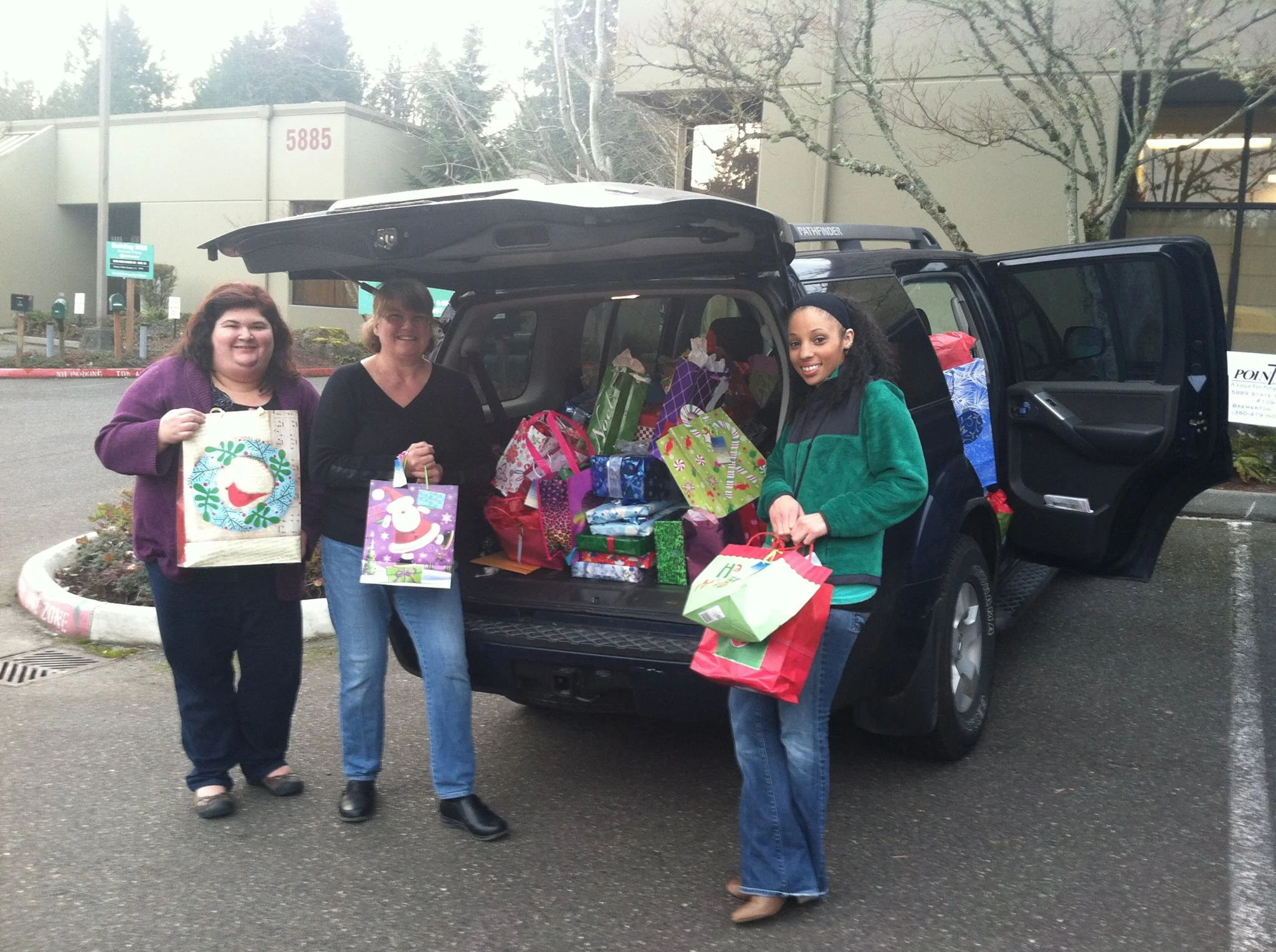 An Angel Tree was set-up at a neighborhood business and donations were collected for the annual Point Hope Teenista for girls in foster care. We also had to collect financial donations to make the event successful.
