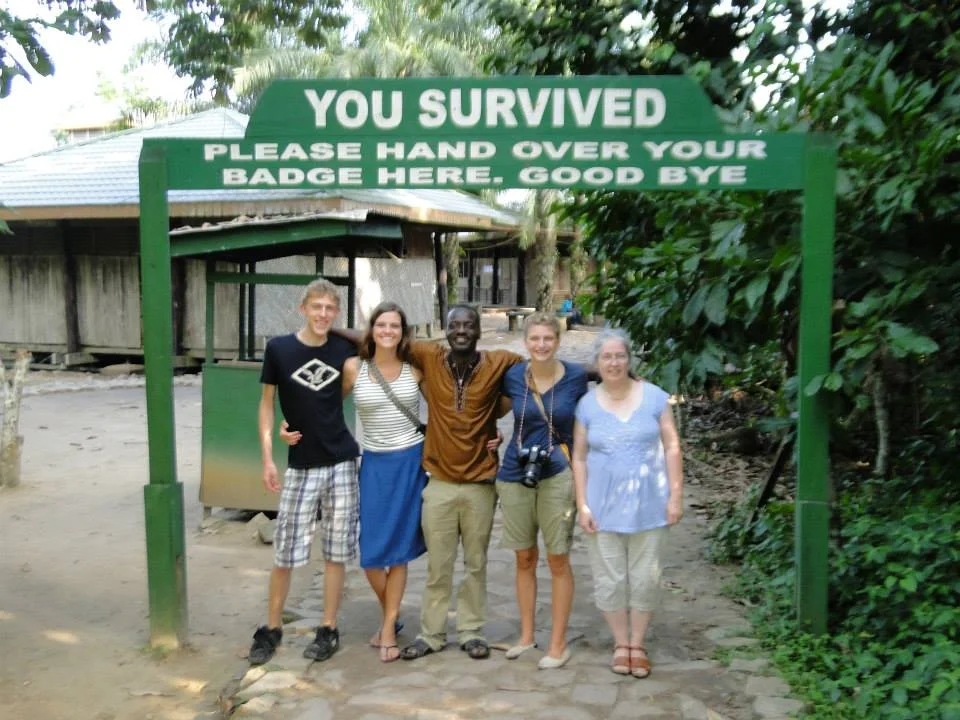 The Kakum National Park and the hike up to the Canopy Walk high over the rainforest is a very popular destination in the Central Region, near Cape Coast and the slave castle which can also be toured.