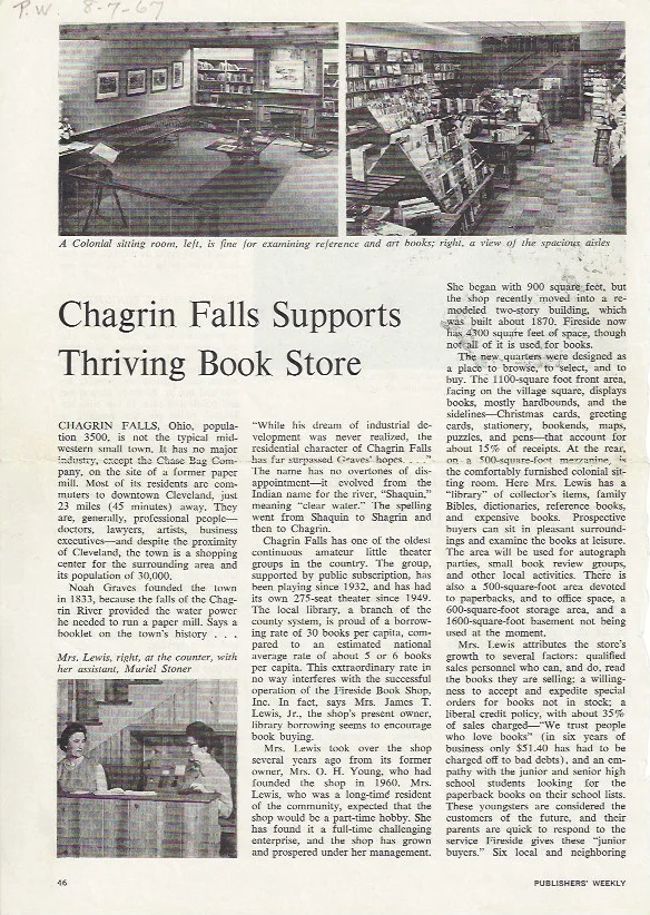 Publisher's Weekly article 1967 pg1 .jpeg