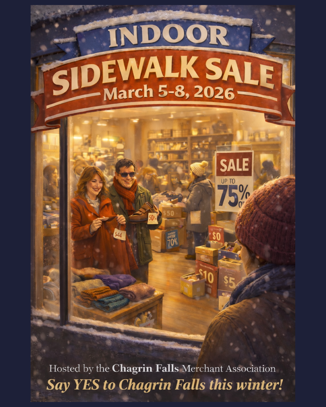 Chagrin Falls Indoor Sidewalk Sale