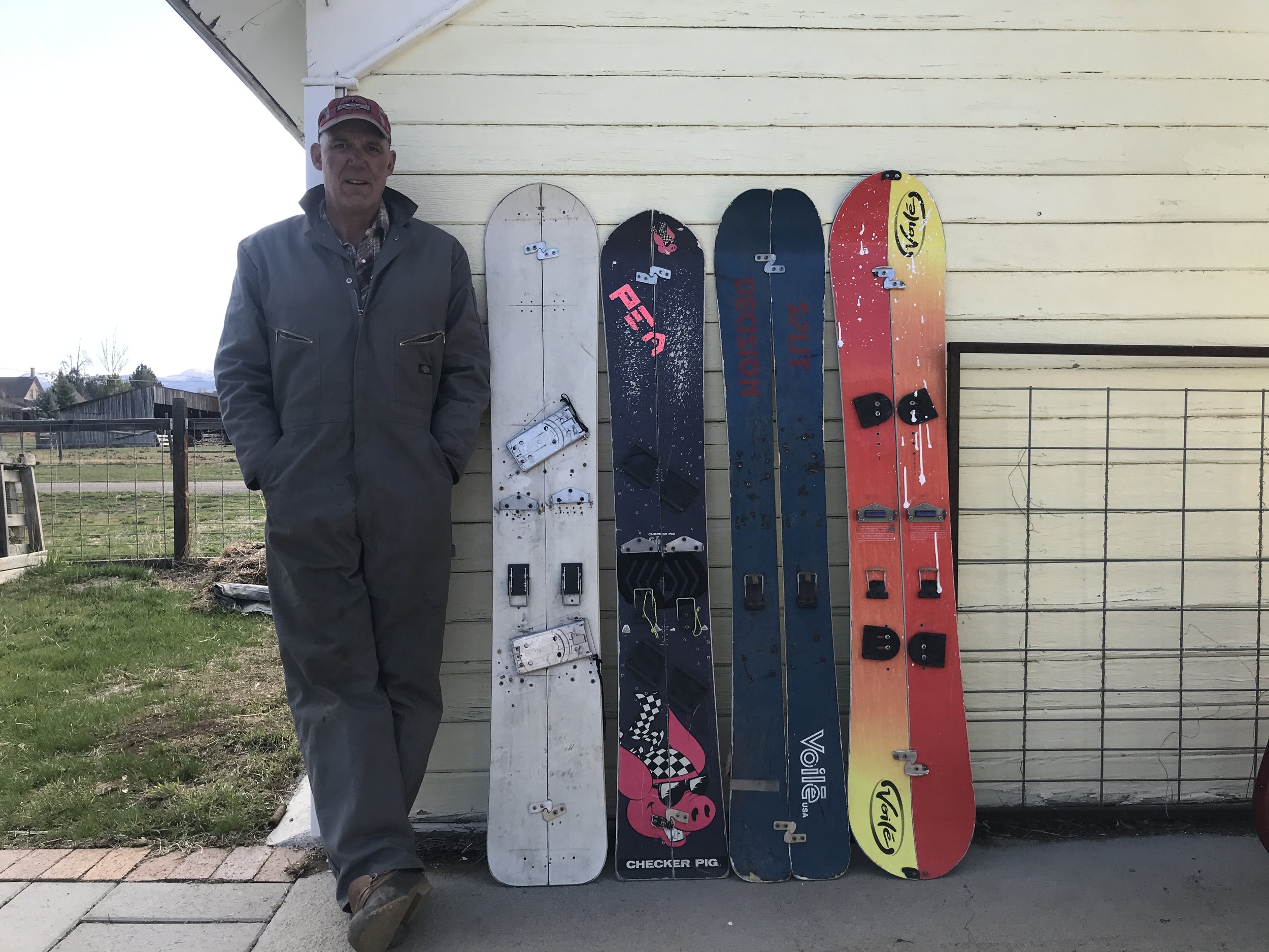 Gearceerd bang Afdaling Split Decision - Birth of the Splitboard — Colorado Snowsports Museum