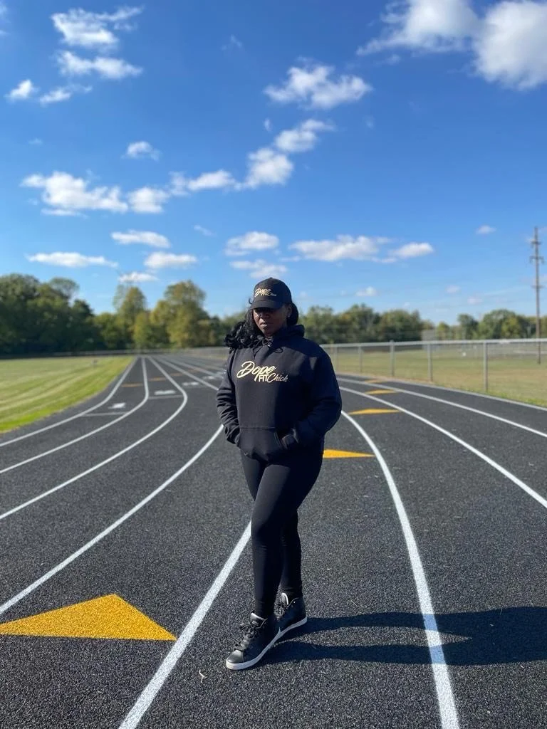 Dope Fit Chick Black Hoodie