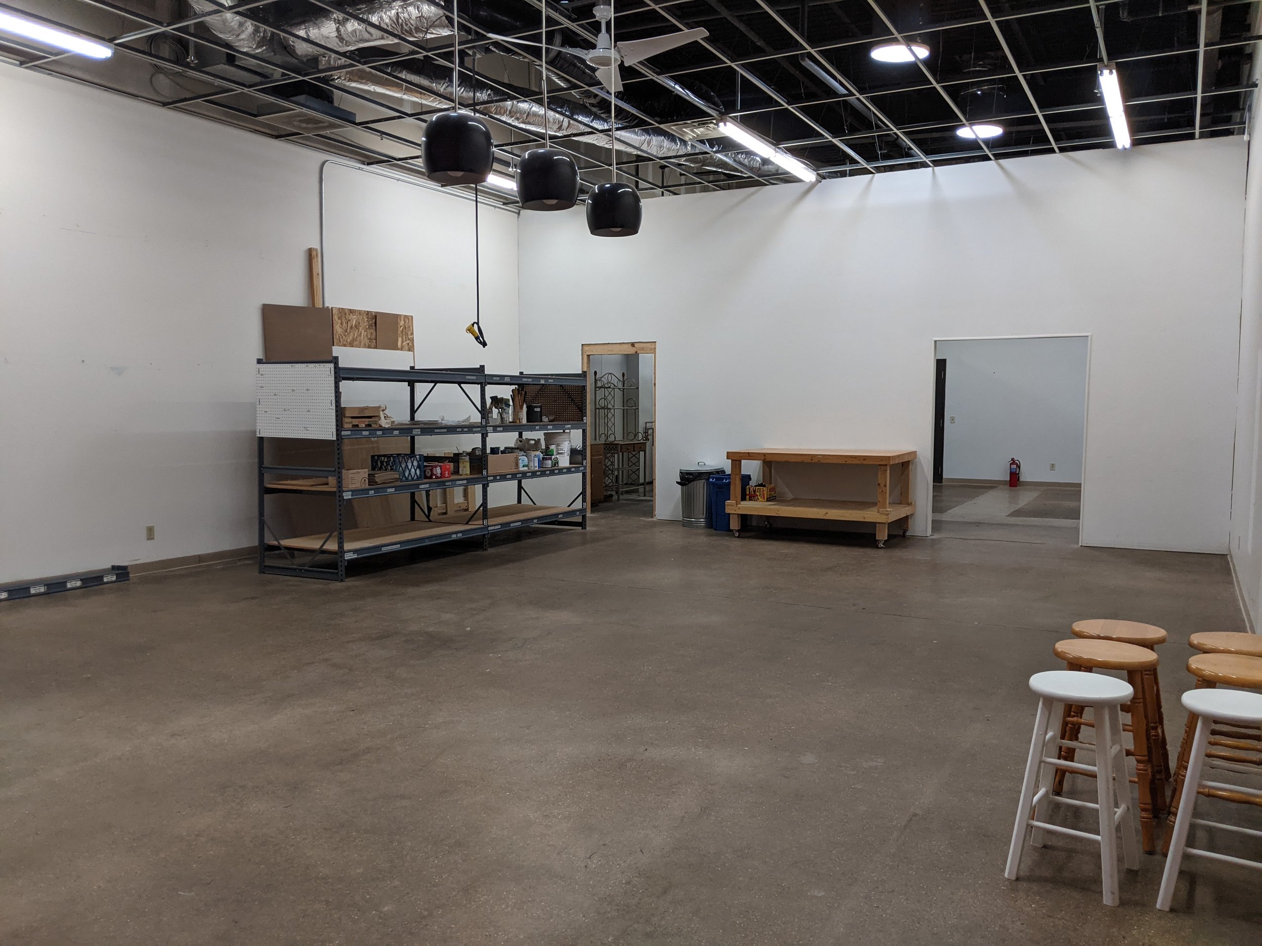 Our current studio, before move-in. Sept 2021