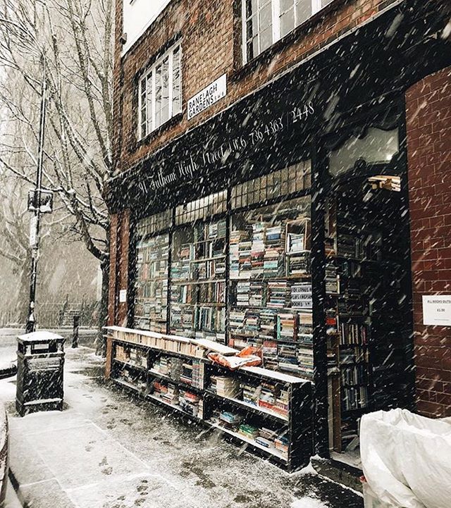 Repost by @kristinemarcos of our lovely shop in the snow the other week ❄️⛄️ what a place to get snowed in!!