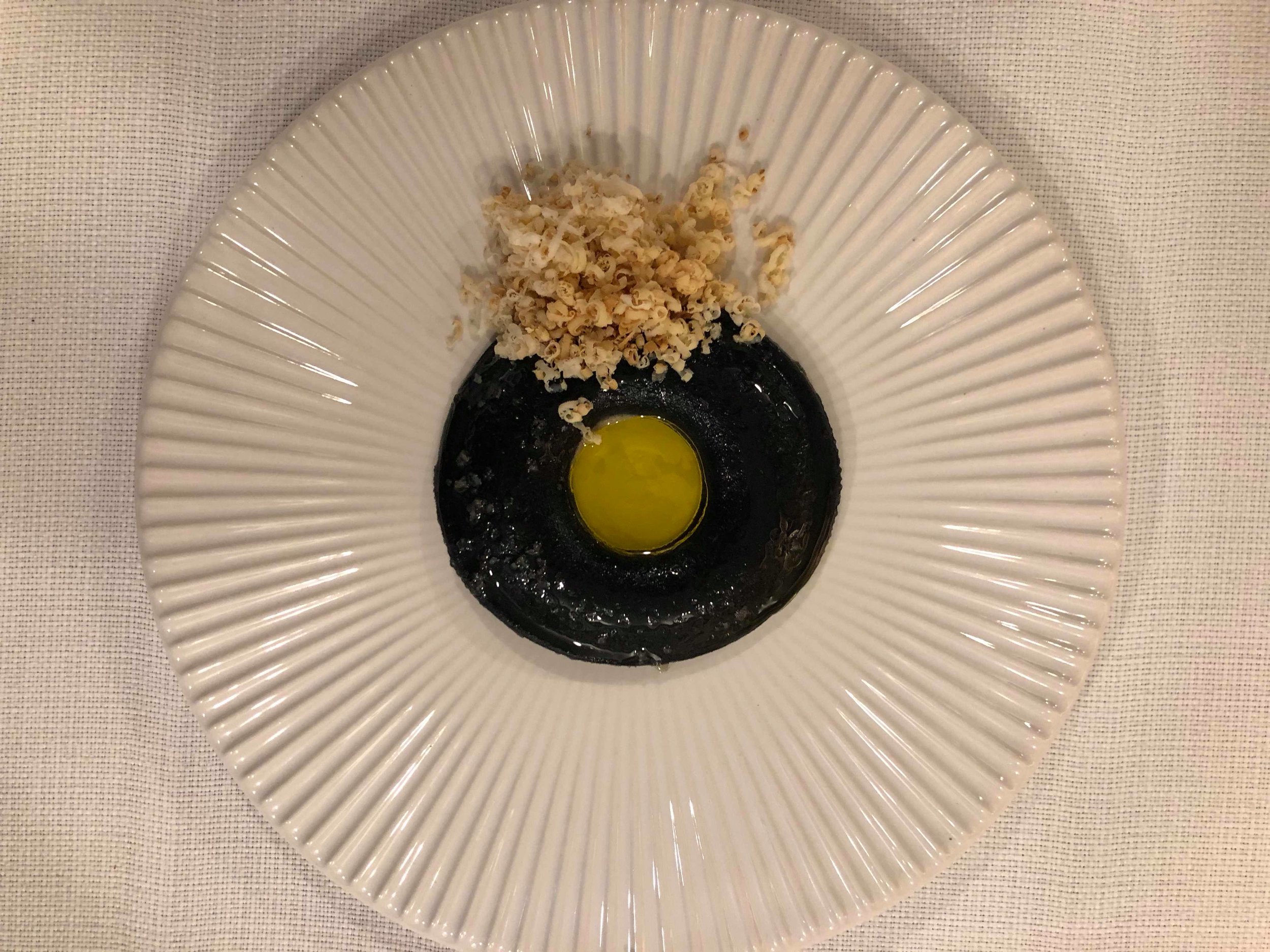 Ravioli and smoked ricotta