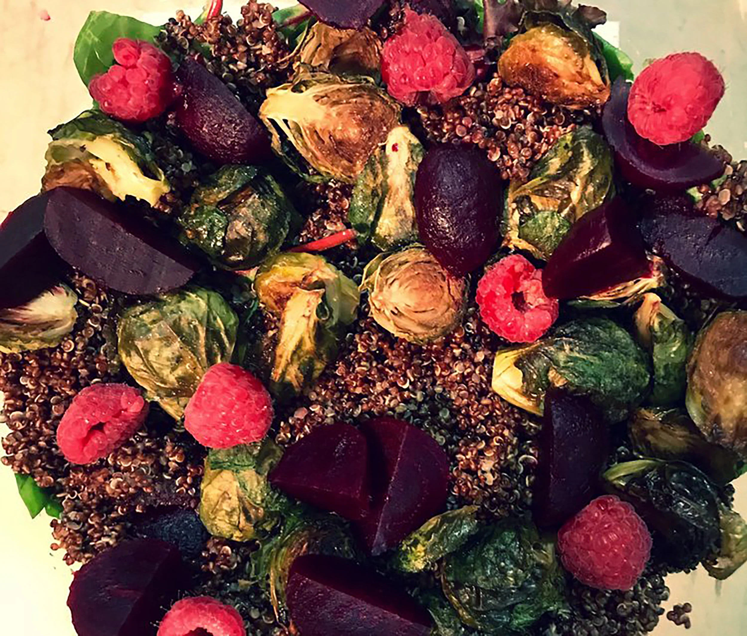 Fall Quinoa Salad with Shallot Vinaigrette