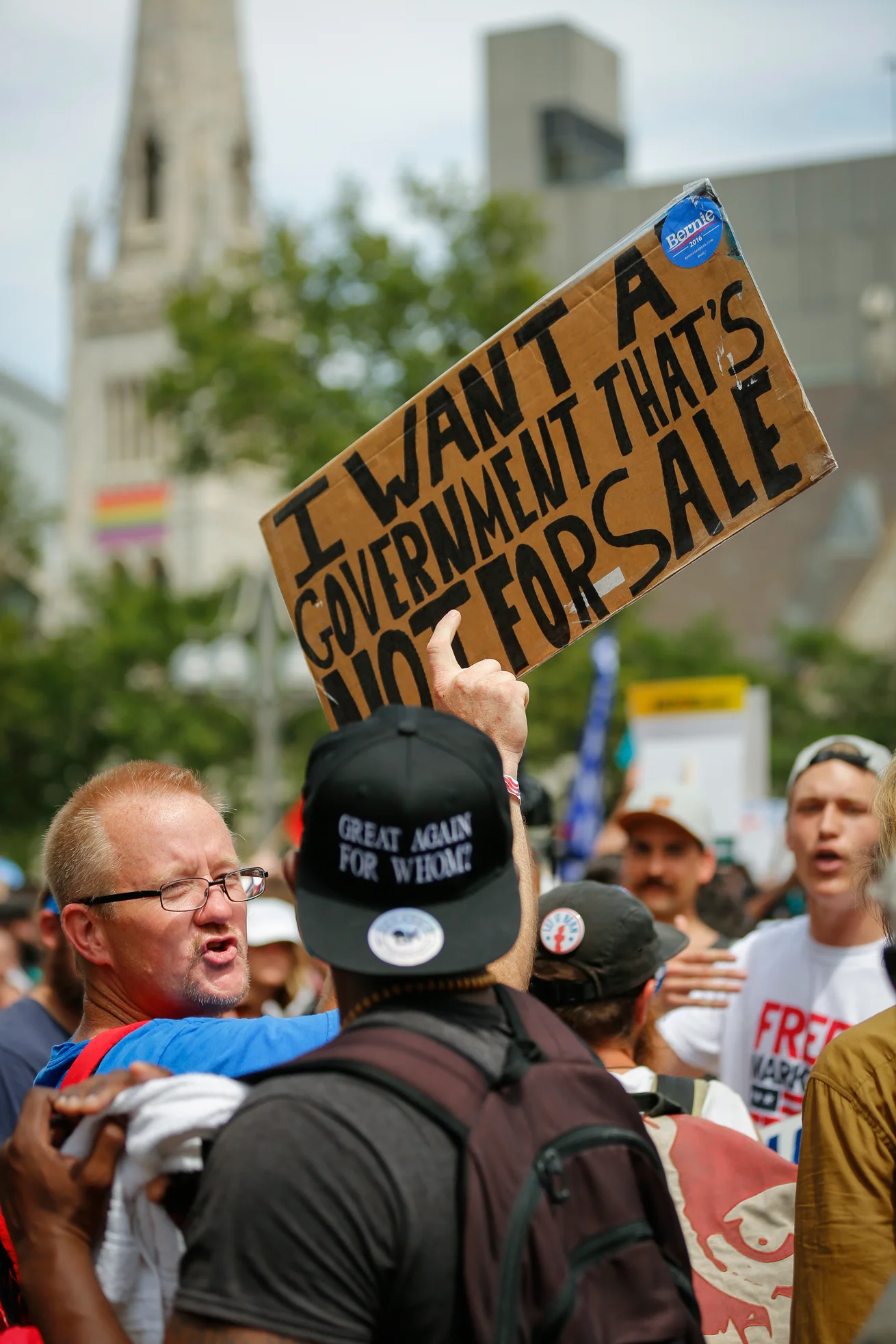 Tensions Rise Amongst 2016 DNC Protestors