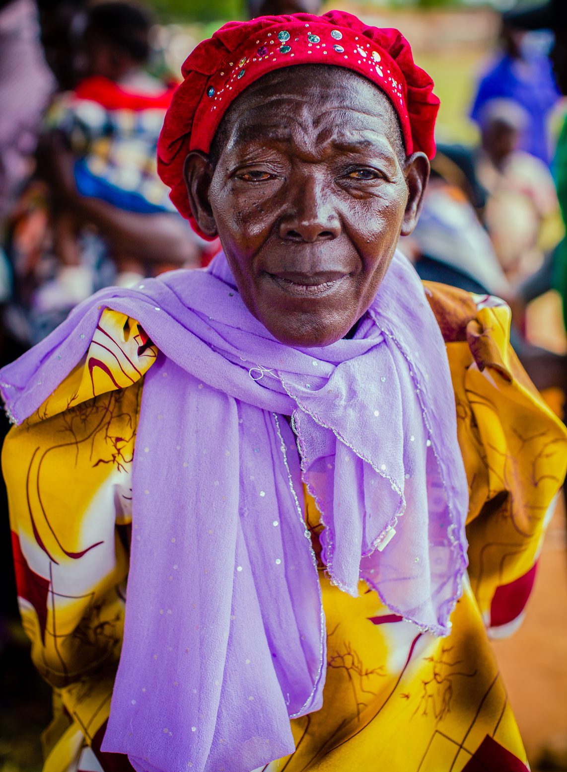 Woman in Yellow Gomesi