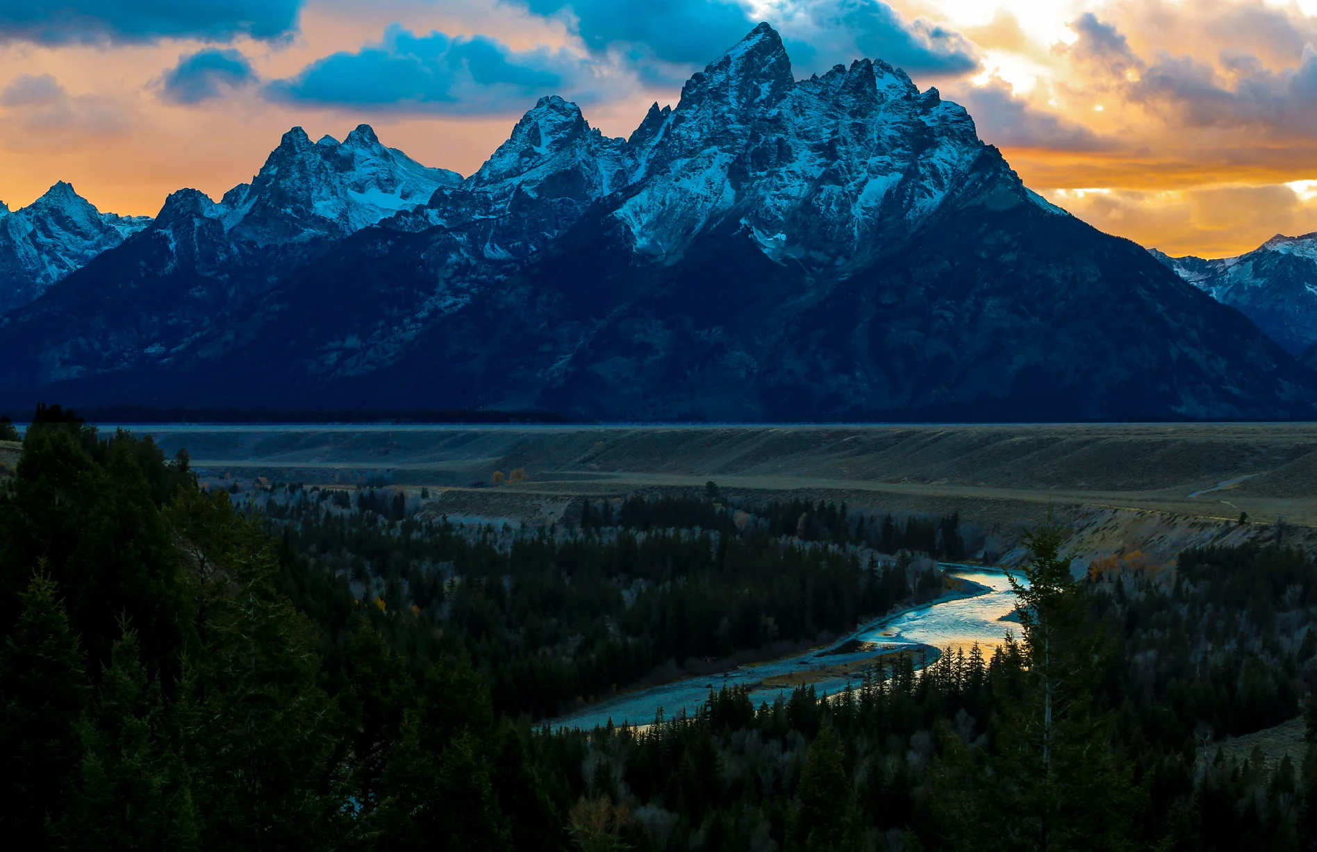 Grand Tetons and the Snake River