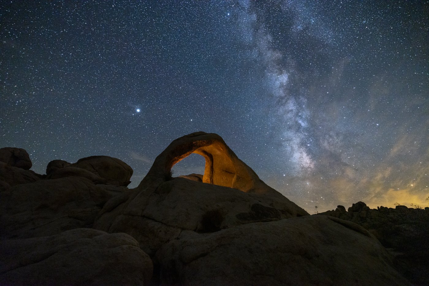 Scorpius Arch and the Milky Way