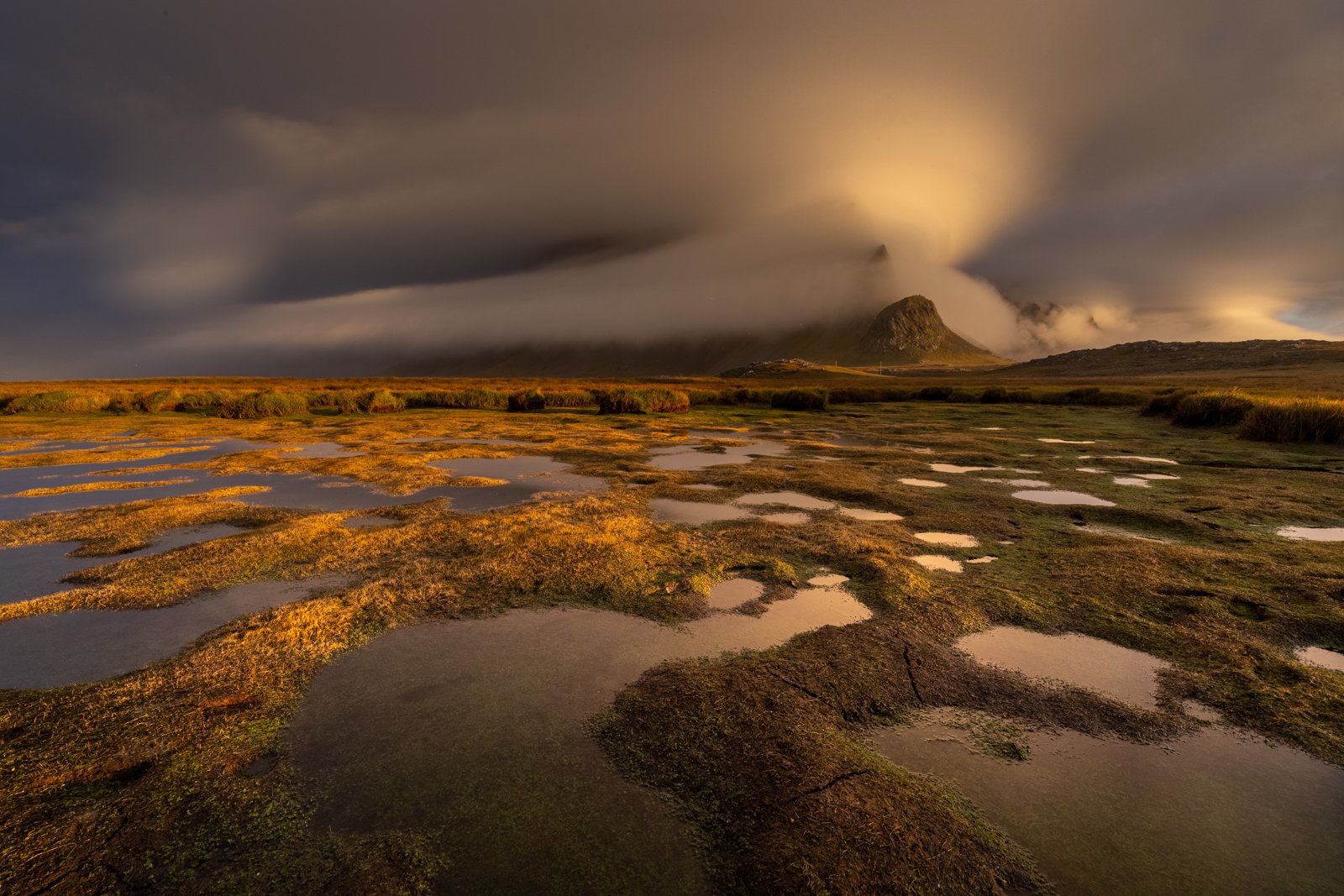 Mount Eystrahorn Shrouded