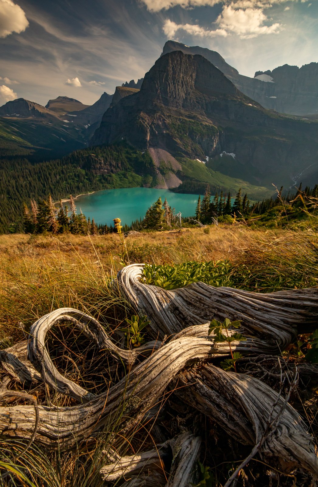 Grinnel Lake Sunset