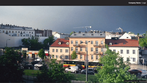 EAZUITemplateTitleSlideLightCinemagraph.gif