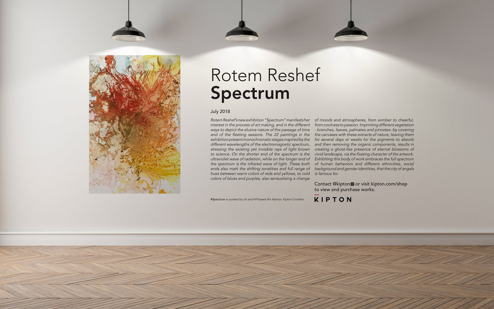 "Spectrum" is a series of 22 paintings created for Soho House West Hollywood (July 1 - 30, 2018)