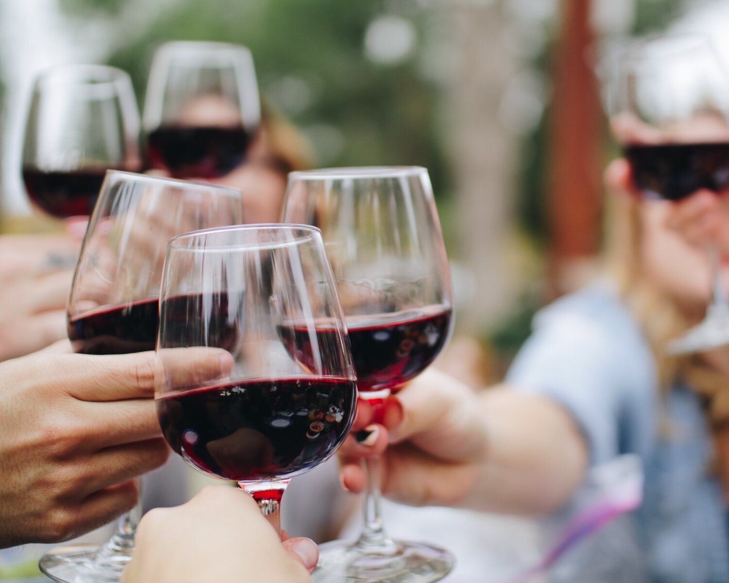 Drinking alcoholic beverages, including red wine, is often a hot flash trigger for women.