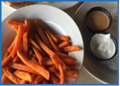 Sweet Potato Sticks at Lucille's American Cafe