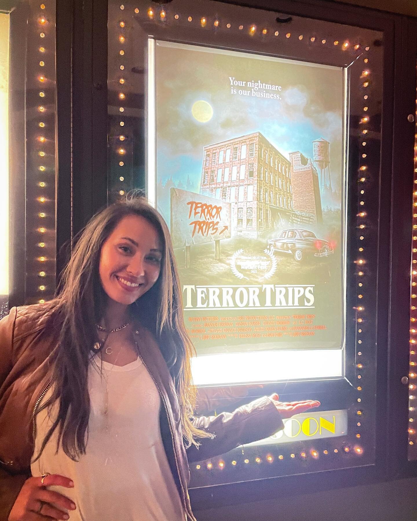 Last night was incredible ✨ thank you for such an insane turnout for the premiere of our film @terrortrips at the Mariemont ❤️ It was my first time watching it with a packed house and the audible feedback was awesome ✨ Ya&rsquo;ll know how to make a 