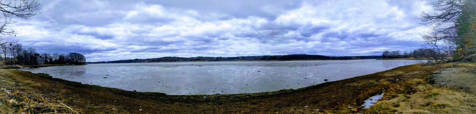 The Prescumpscot Estuary north of Portland, ME faces rising sea levels, threatening homes with inundation and erosion. 