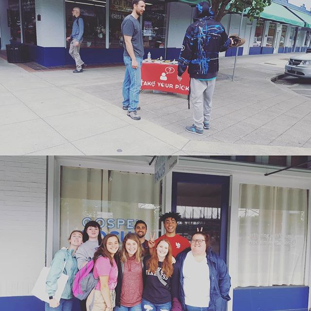 Morning out with one of our Face to Face interns. Afternoon out for the first time with some of our Summer DTS students.