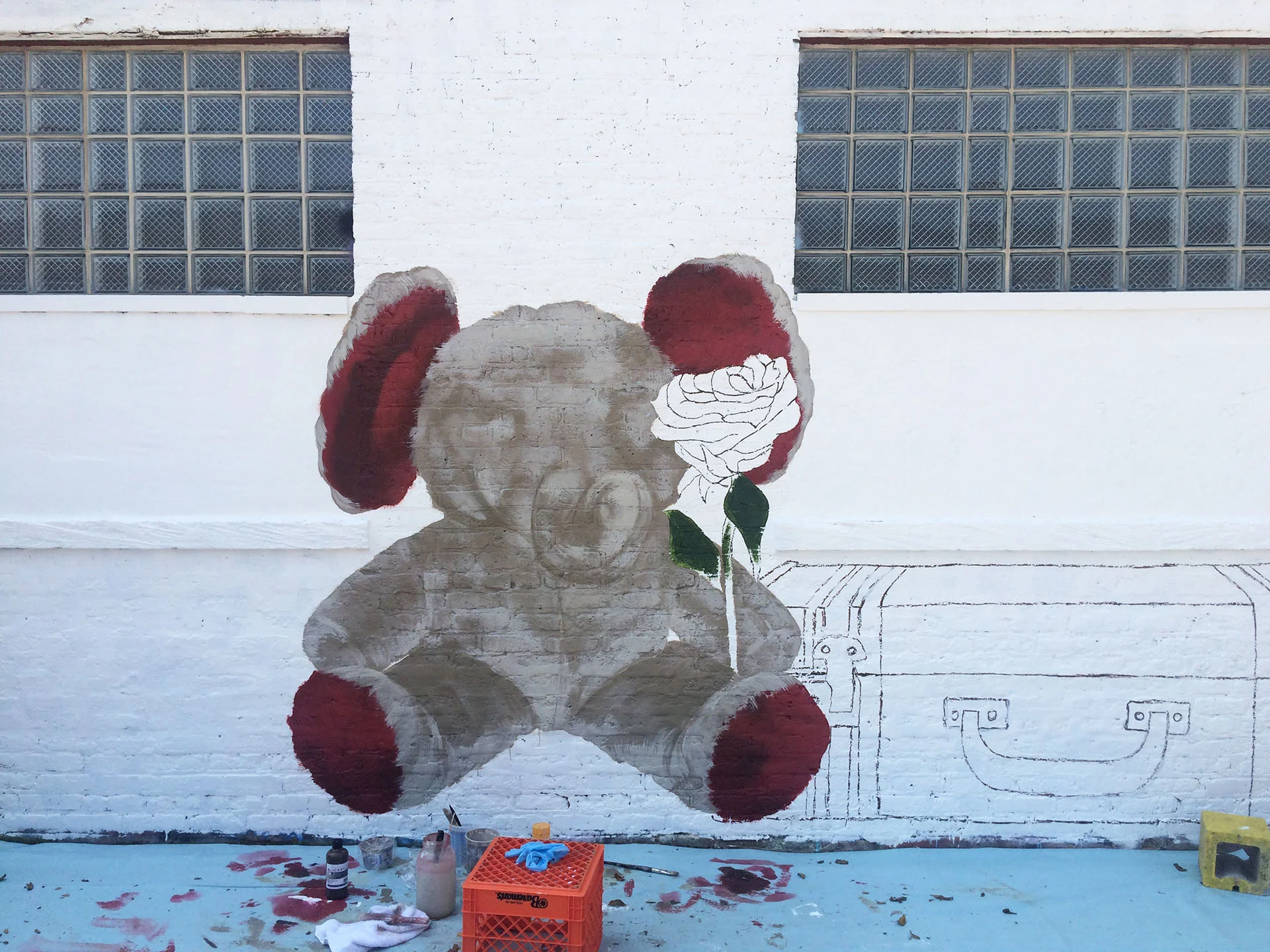 I remember when I finished the elephant, stepping back and thinking, 'what the hell just happened and how did I pull this off?' I needed this win, I was overwhelmed with what I had left to do, but this part gave me the confidence I needed to move onto the next piece. I would continue to use this strategy of taking this one step/object at a time to maintain an appropriate level of sanity