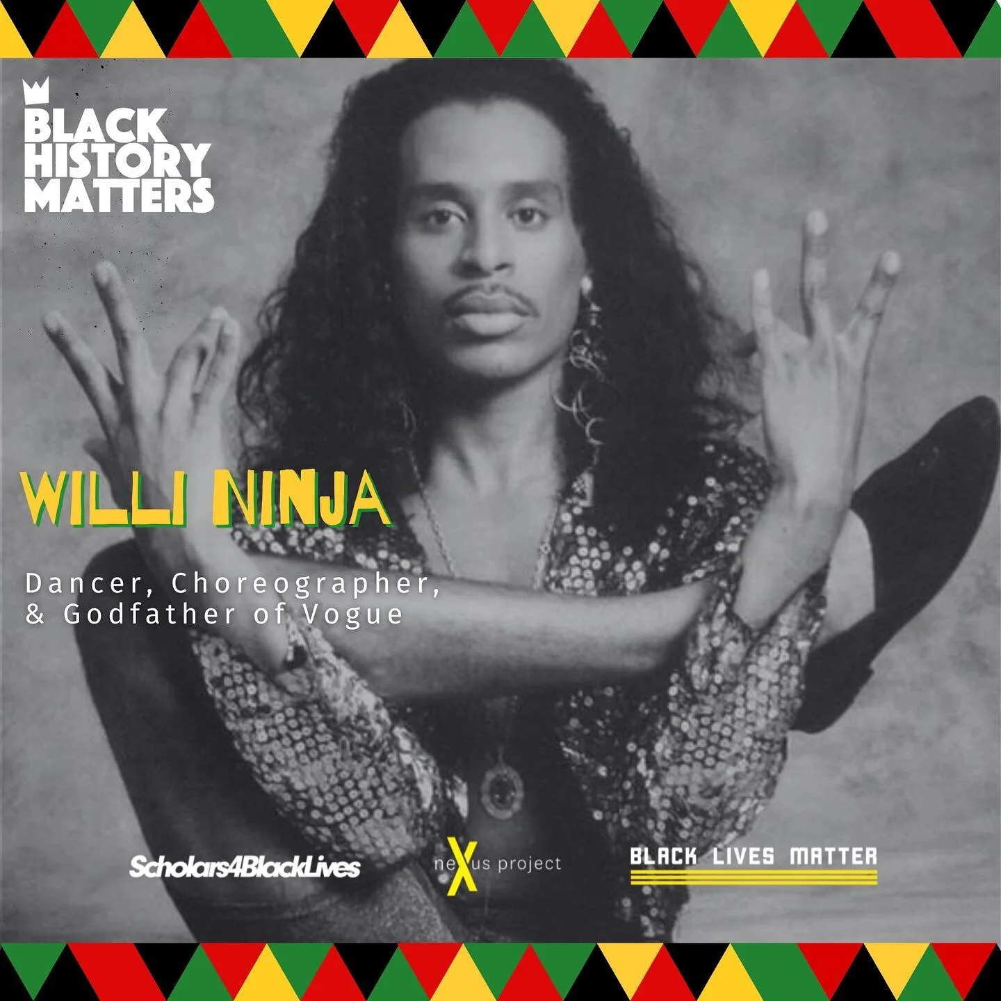 Willi Ninja, aka the &ldquo;self described butch queen,&rdquo; was born in Queens, New York as William Roscoe Leake, April 12, 1961. Willi is hailed as a dancer, choreographer, and the godfather of Voguing, a style of dance that would eventually beco