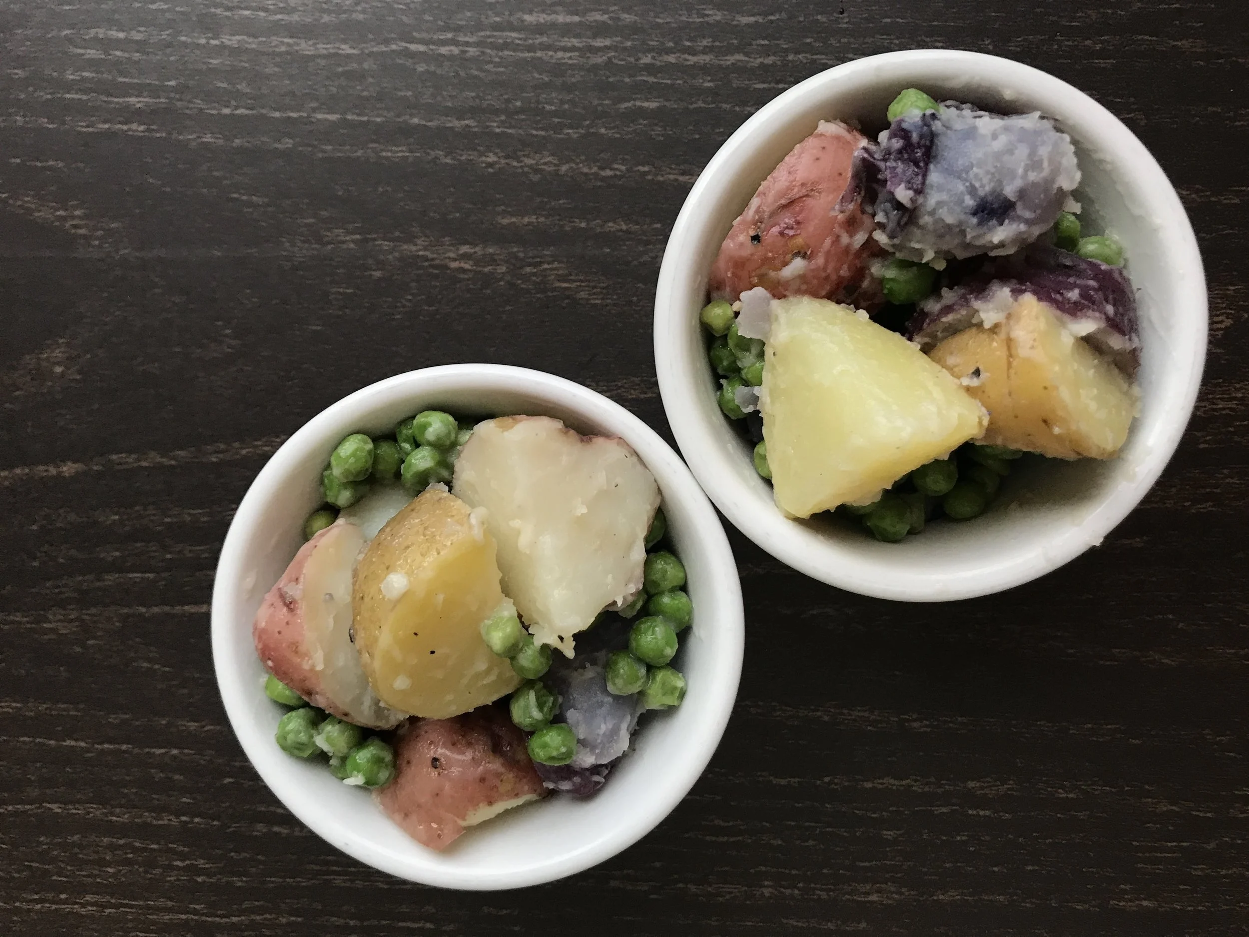 Dreamy Potatoes and Peas 