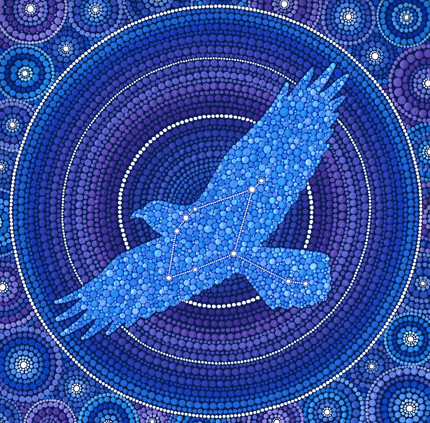 Aquila Constellation Mandala