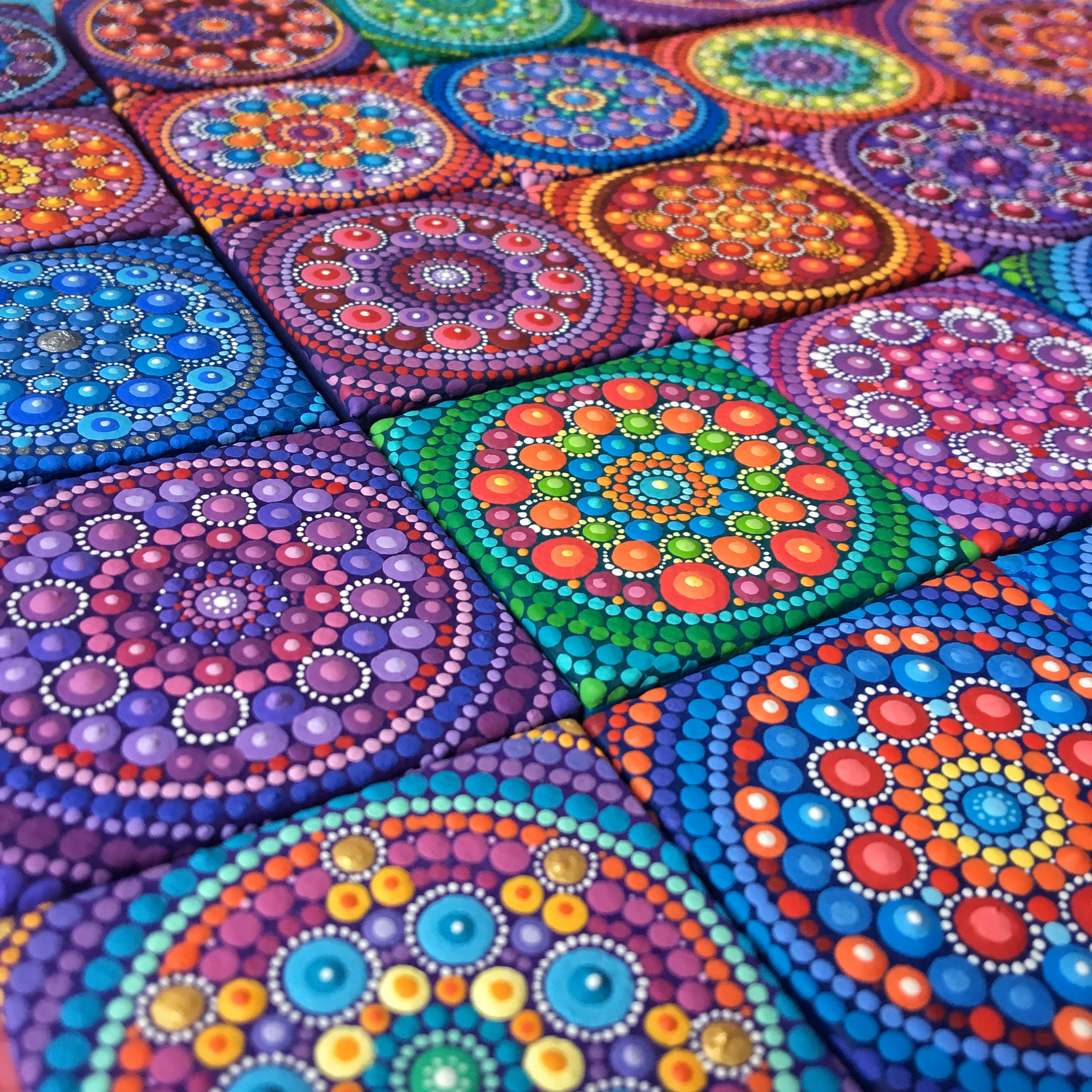 Mini Mandala Paintings